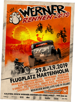 Plakat zum Werner Rennen 2019